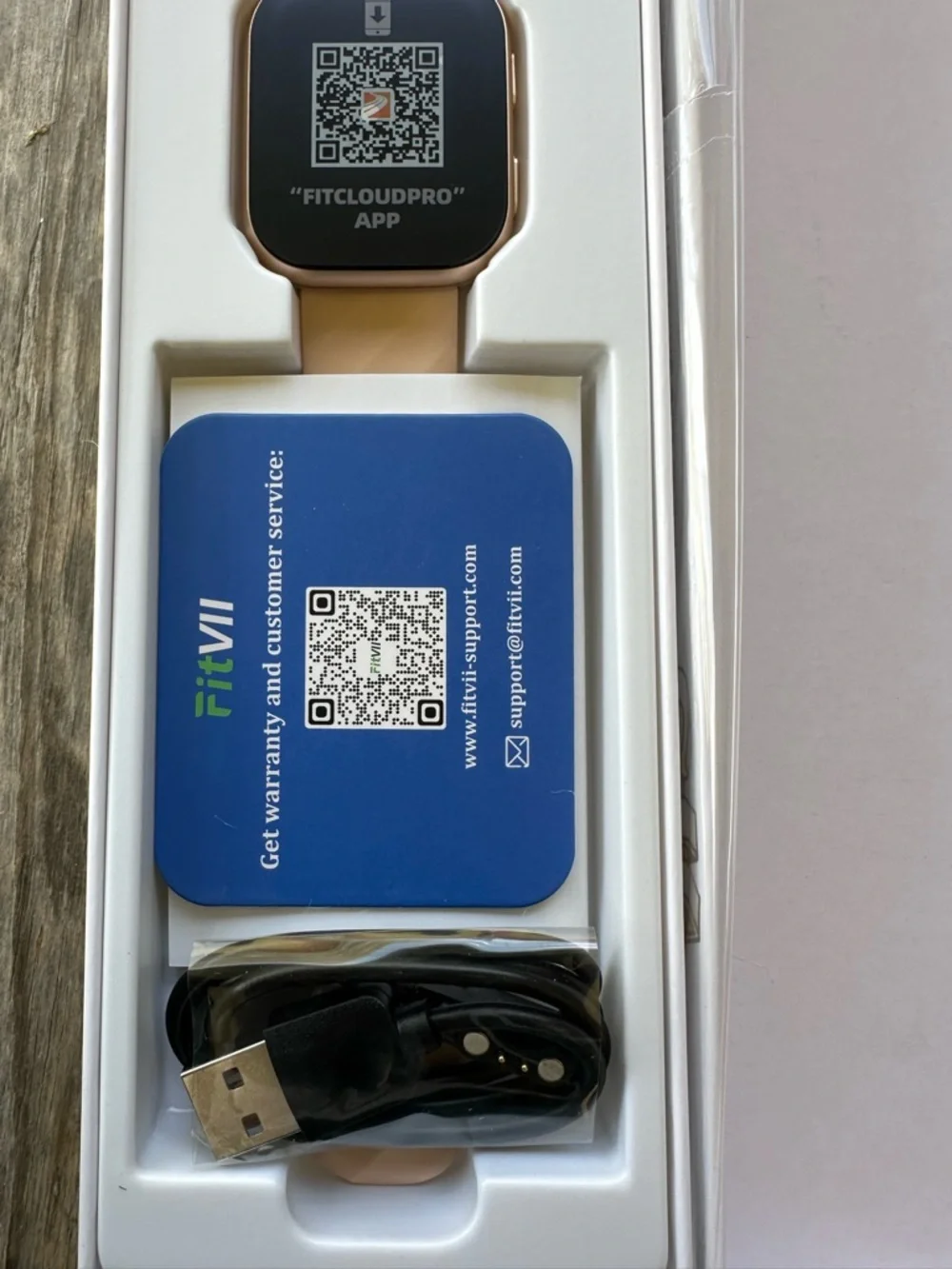 FITVII Fitness Tracker‎ - Smart Watch with Heart Rate, Blood Pressure, Sleep